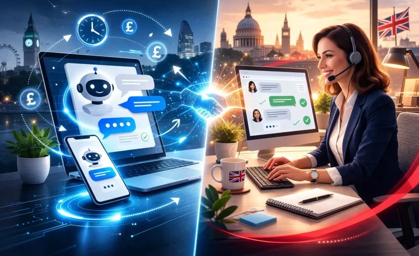 AI Chatbot vs Live Chat for UK Businesses: The Complete 2026 Guide