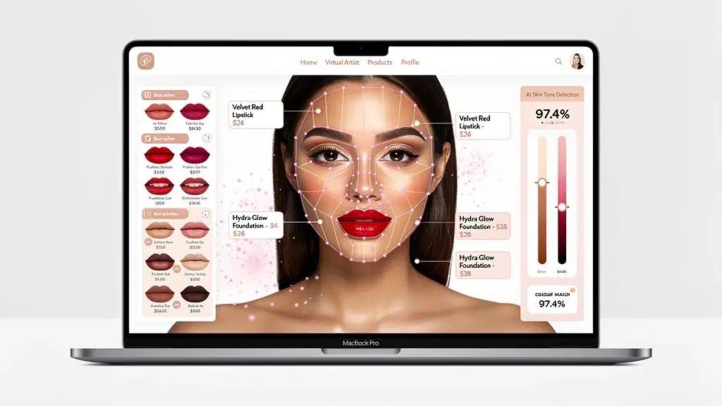 Sephora AI Virtual Artist — Facial Recognition Makeup App